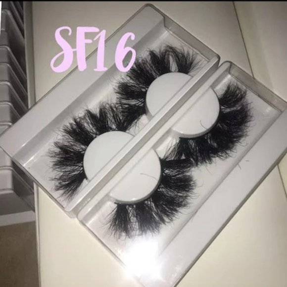 DIVA-1 PAIRS, 25MM MINK REUSABLE EYELASHES FLUFFY-SUPER WISPY - Picture 8 of 9